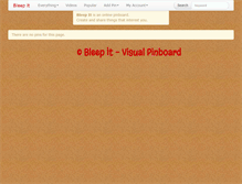 Tablet Screenshot of bleep.it
